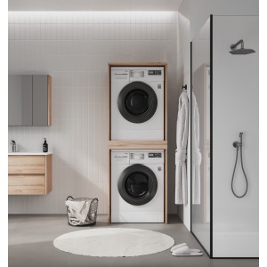 Orka Linfa Kapaksız Çamaşır Ve Kurutma Makinası Dolabı BANYO DOLAPLARI