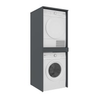 Orka Linfa Kapaksız Çamaşır Ve Kurutma Makinası Dolabı BANYO DOLAPLARI